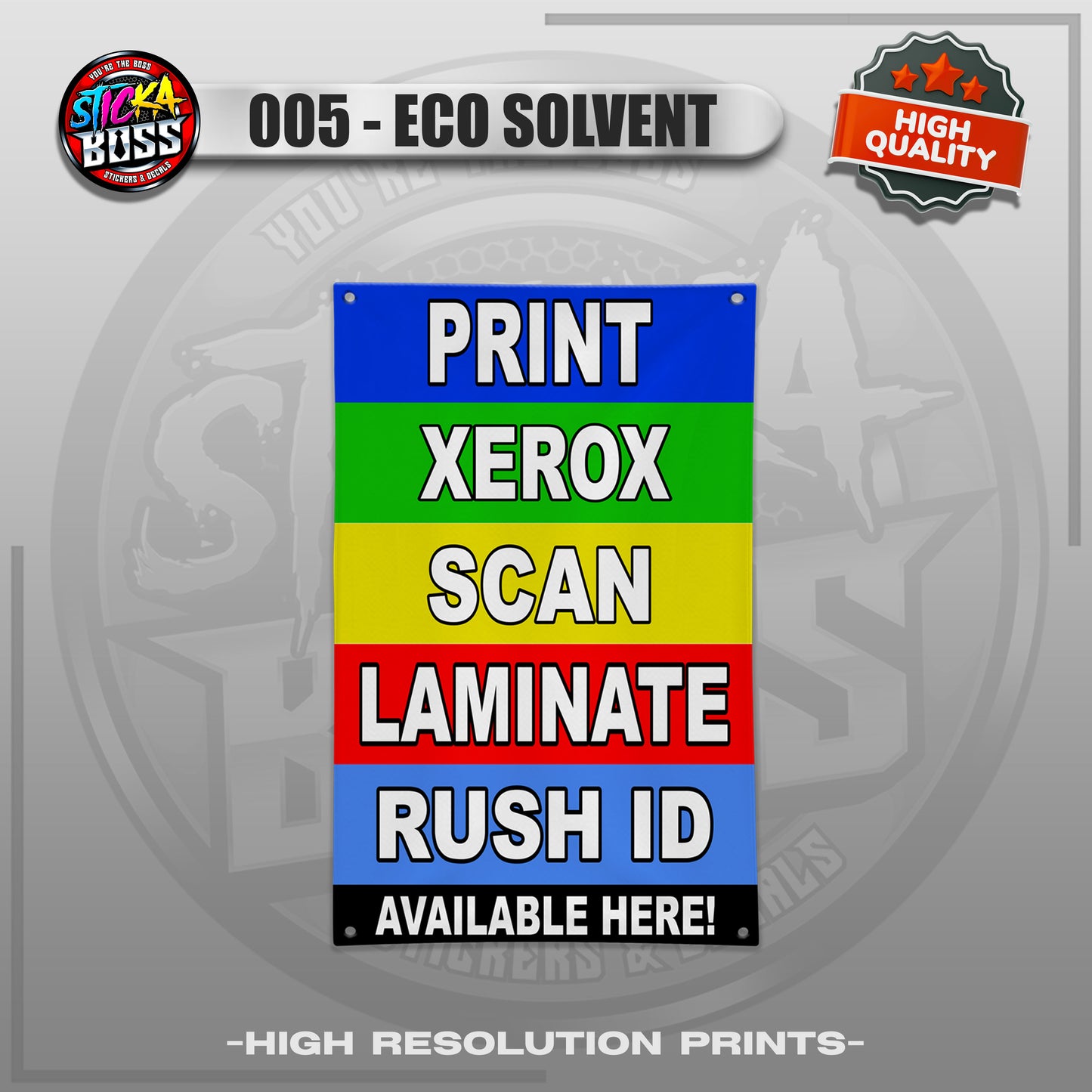 TARPAULIN PRINT, XEROX, SCAN, ETC. | TARPAULIN HIGH RESOLUTION PRINT【STICKABOSS】