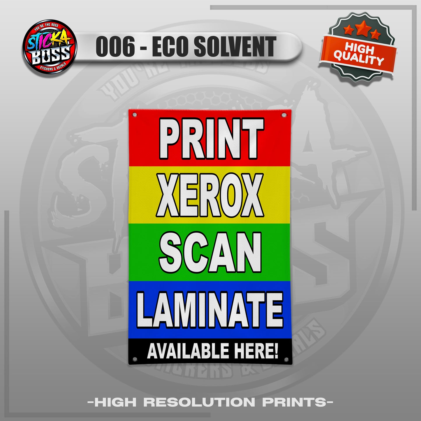 TARPAULIN PRINT, XEROX, SCAN, ETC. | TARPAULIN HIGH RESOLUTION PRINT【STICKABOSS】