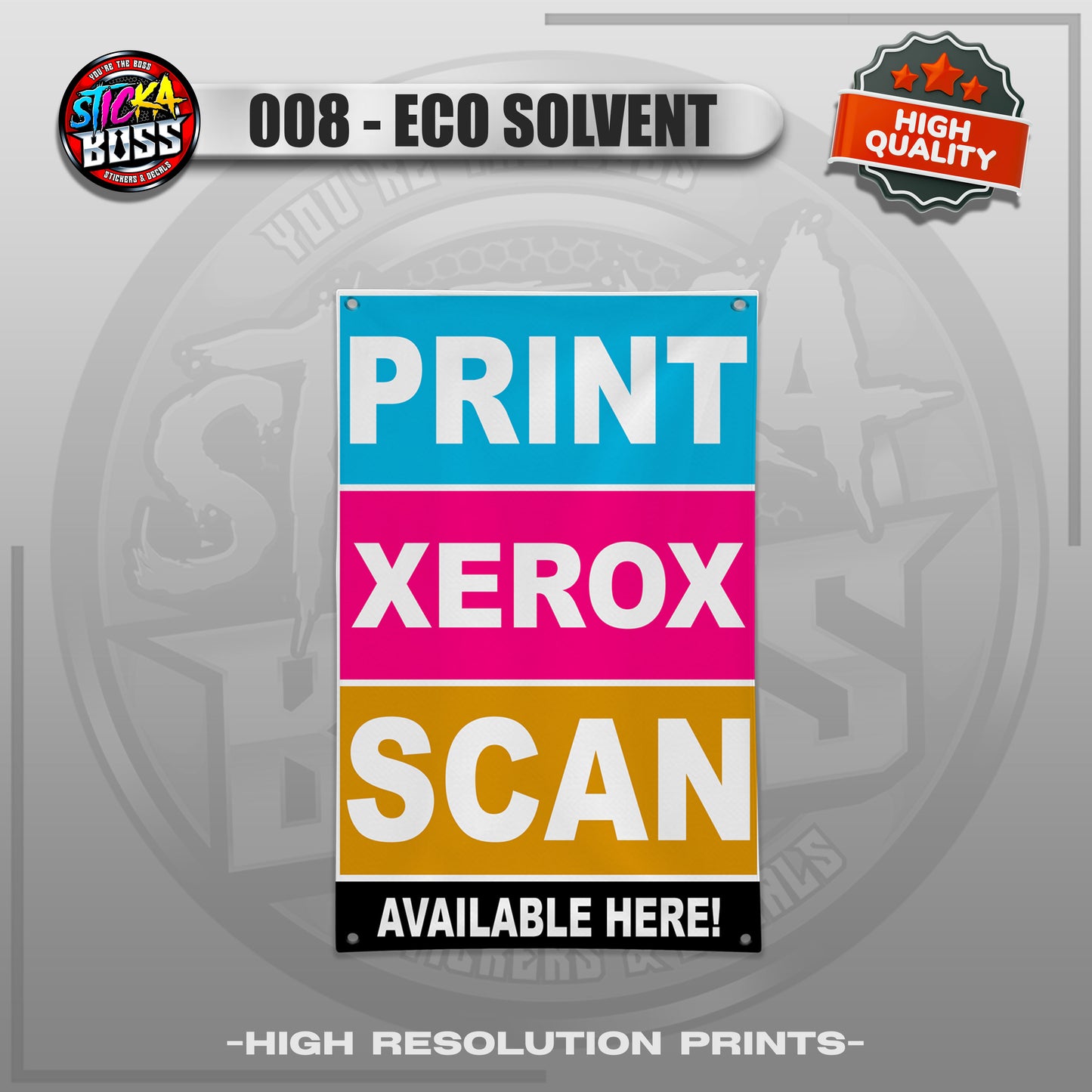 TARPAULIN PRINT, XEROX, SCAN, ETC. |  TARPAULIN HIGH RESOLUTION PRINT【STICKABOSS】
