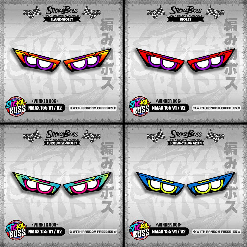 NMAX 155 V1 / V2 (WINKER 006) TRANSPARENT【WITH FREEBIES】