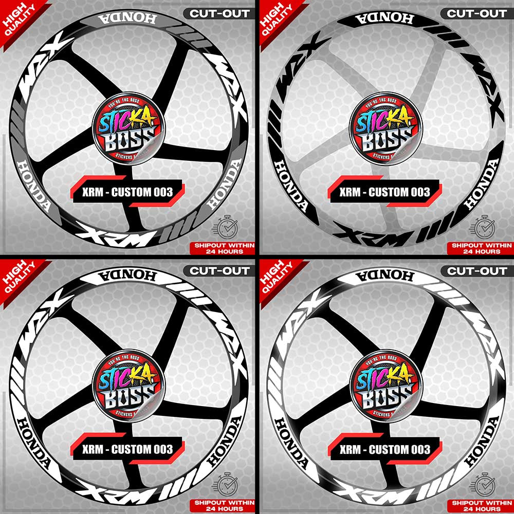 XRM MAG STICKER SET ( 2 MAGS ) - CUSTOM 003 | VINYL WATERPROOF CUT-OUT DECALS