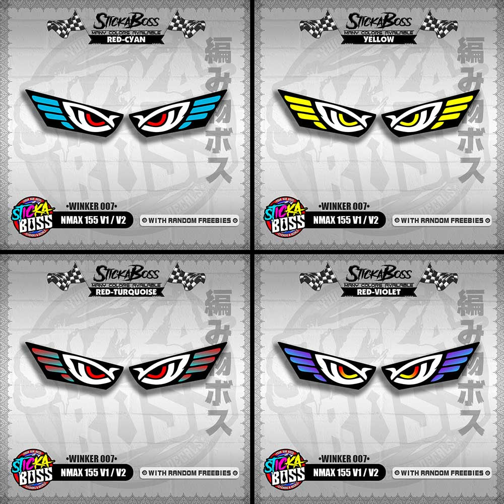 NMAX 155 V1 / V2 (WINKER 007) TRANSPARENT【WITH FREEBIES】
