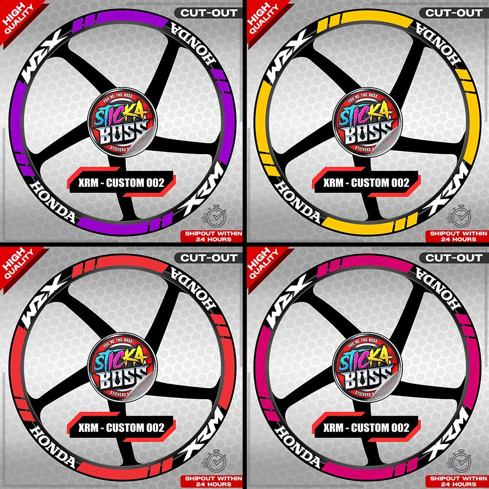 XRM MAG STICKER SET ( 2 MAGS ) - CUSTOM 002 | VINYL WATERPROOF CUT-OUT DECALS