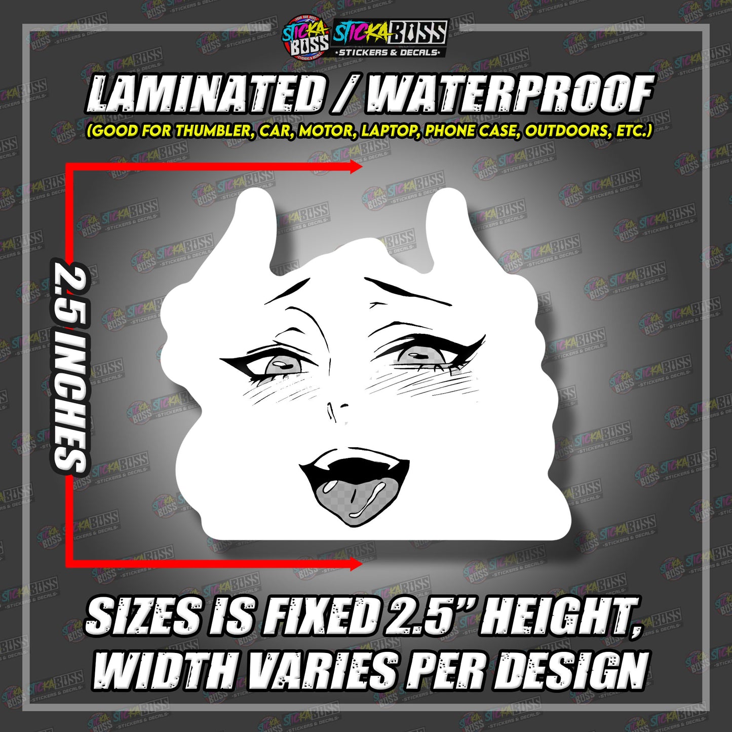 GUNDAM | ANIME PEEKER STICKER【VINYL PRINTED】( LAMINATED / WATERPROOF )