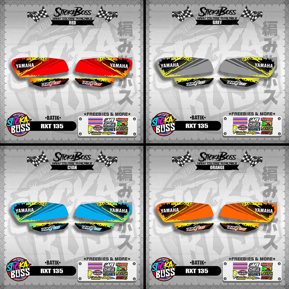 RXT 135 DECALS ( BATIK )【WITH FREEBIES】