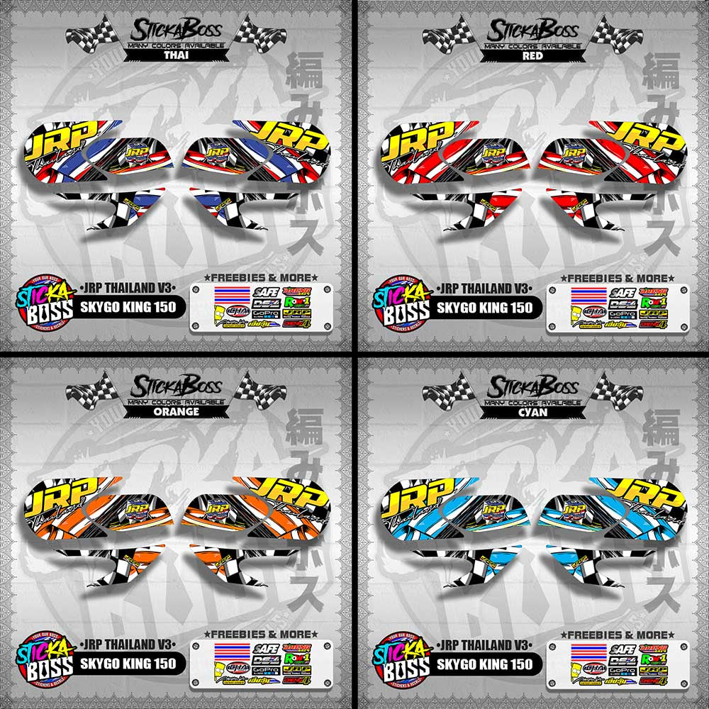 SKYGO KING 150 DECALS ( JRP THAILAND V3 )【WITH FREEBIES】