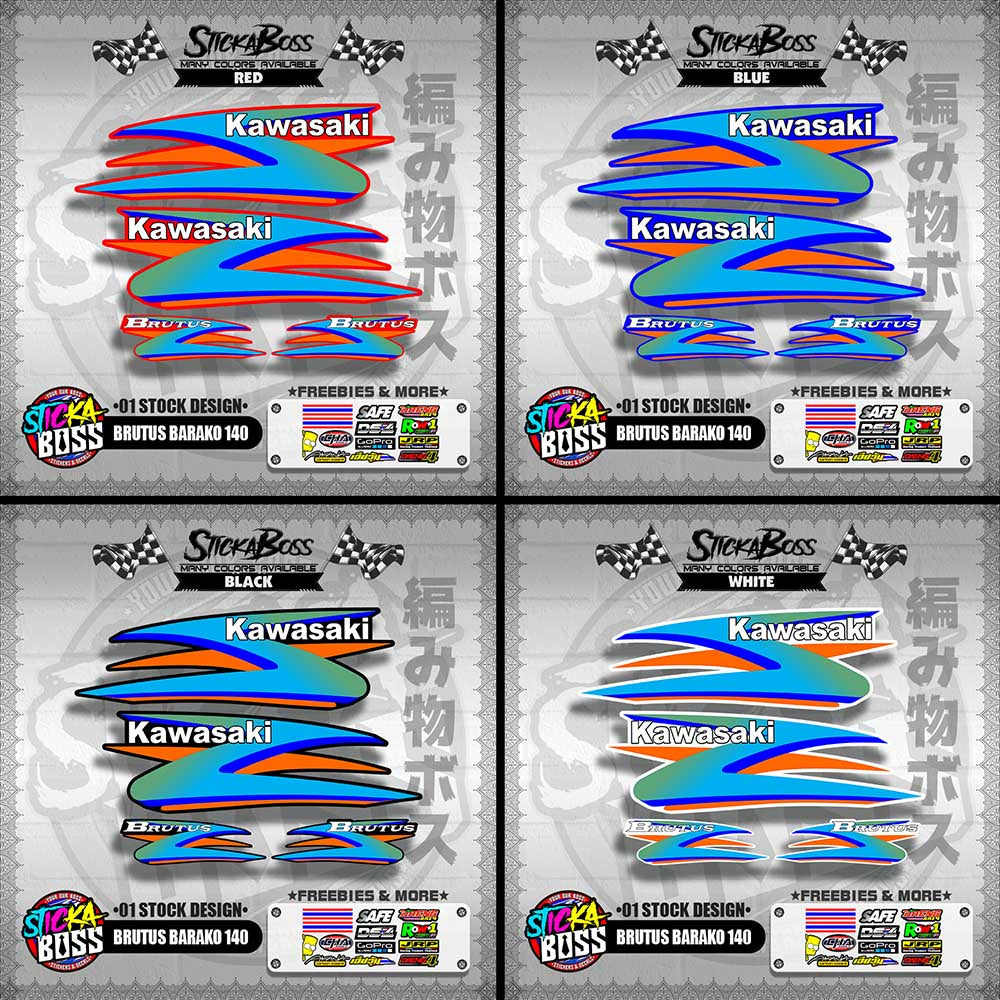BRUTUS BARAKO 140 DECALS ( 01 STOCK DESIGN )【WITH FREEBIES】
