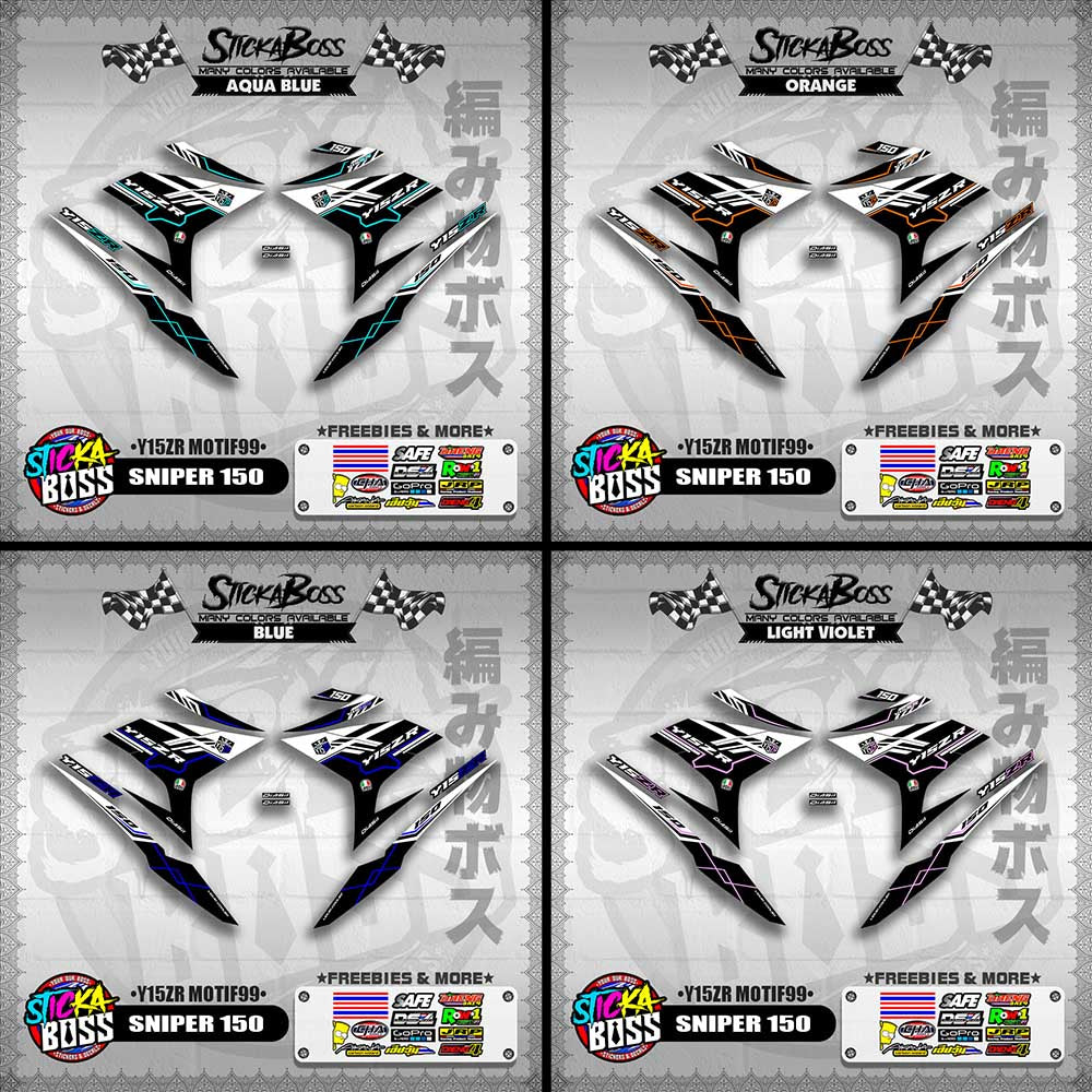SNIPER 150 DECALS ( Y15ZR MOTIF99 )【WITH FREEBIES】