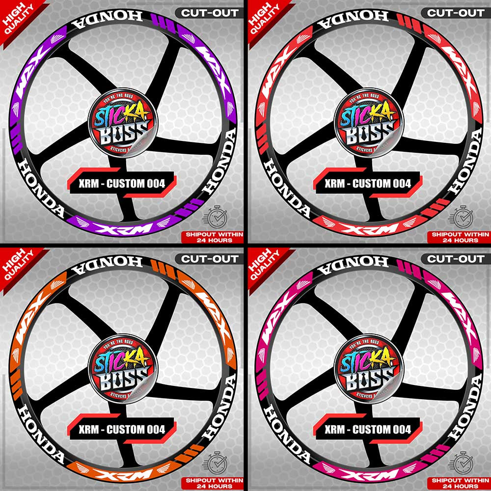 XRM MAG STICKER SET ( 2 MAGS ) - CUSTOM 004 | VINYL WATERPROOF CUT-OUT DECALS