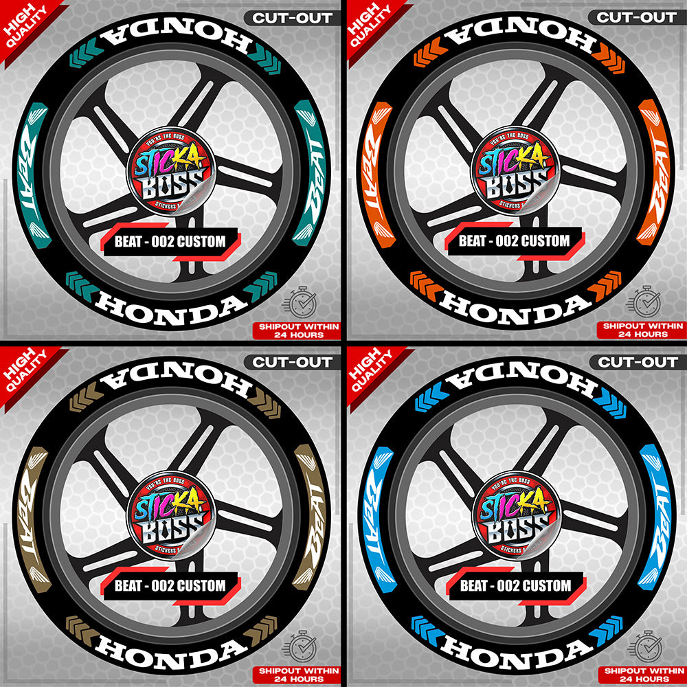 BEAT MAG STICKER SET ( 2 MAGS ) - 002 CUSTOM | VINYL WATERPROOF CUT-OUT DECALS