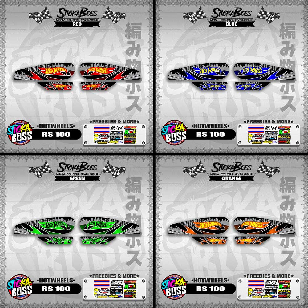 RS 100 DECALS ( HOTWHEELS )【WITH FREEBIES】