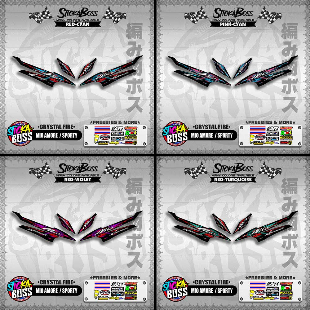 MIO AMORE / SPORTY DECALS ( CRYSTAL FIRE )【WITH FREEBIES】
