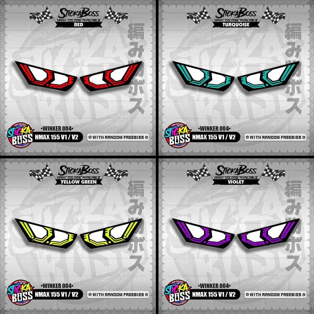 NMAX 155 V1 / V2 (WINKER 004) TRANSPARENT【WITH FREEBIES】