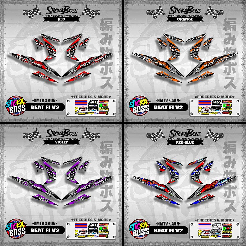BEAT FI V2 DECALS ( MTV X AUN )【WITH FREEBIES】
