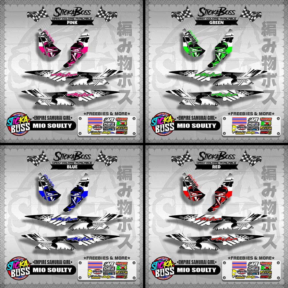 MIO SOULTY DECALS ( EMPIRE SAMURAI GIRL )【WITH FREEBIES】