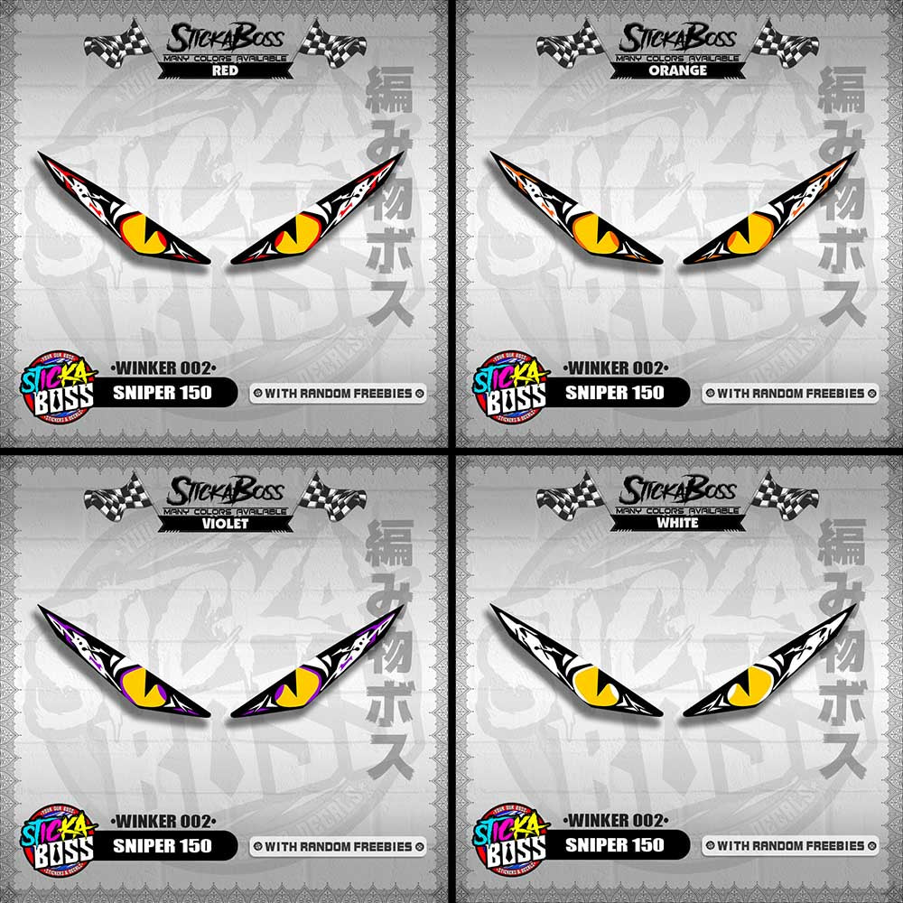 SNIPER 150 (WINKER 002) TRANSPARENT【WITH FREEBIES】