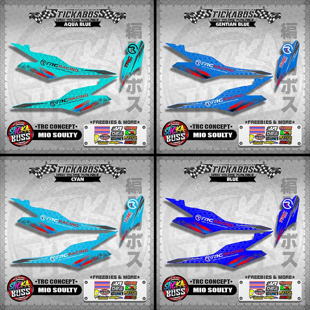 MIO SOULTY STICKER DECALS ( TRC CONCEPT ) 【WITH FREEBIES】