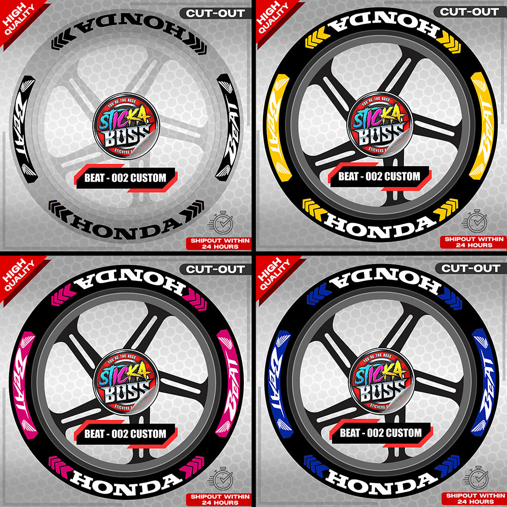 BEAT MAG STICKER SET ( 2 MAGS ) - 002 CUSTOM | VINYL WATERPROOF CUT-OUT DECALS