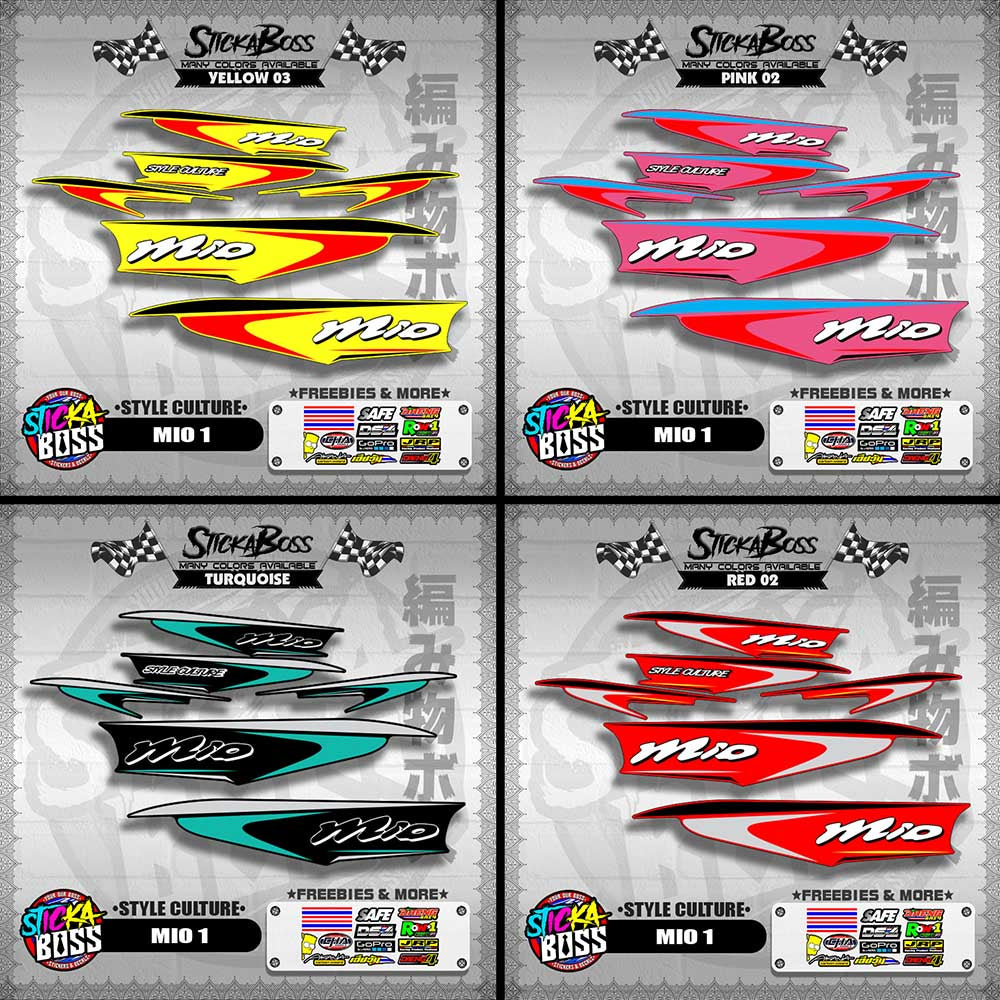 MIO 1 STOCK DECALS ( STYLE CULTURE )【WITH FREEBIES】