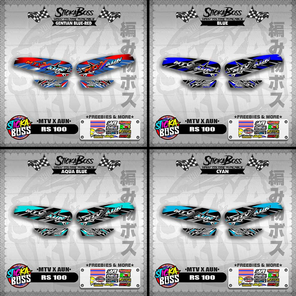RS 100 DECALS ( MTV X AUN )【WITH FREEBIES】