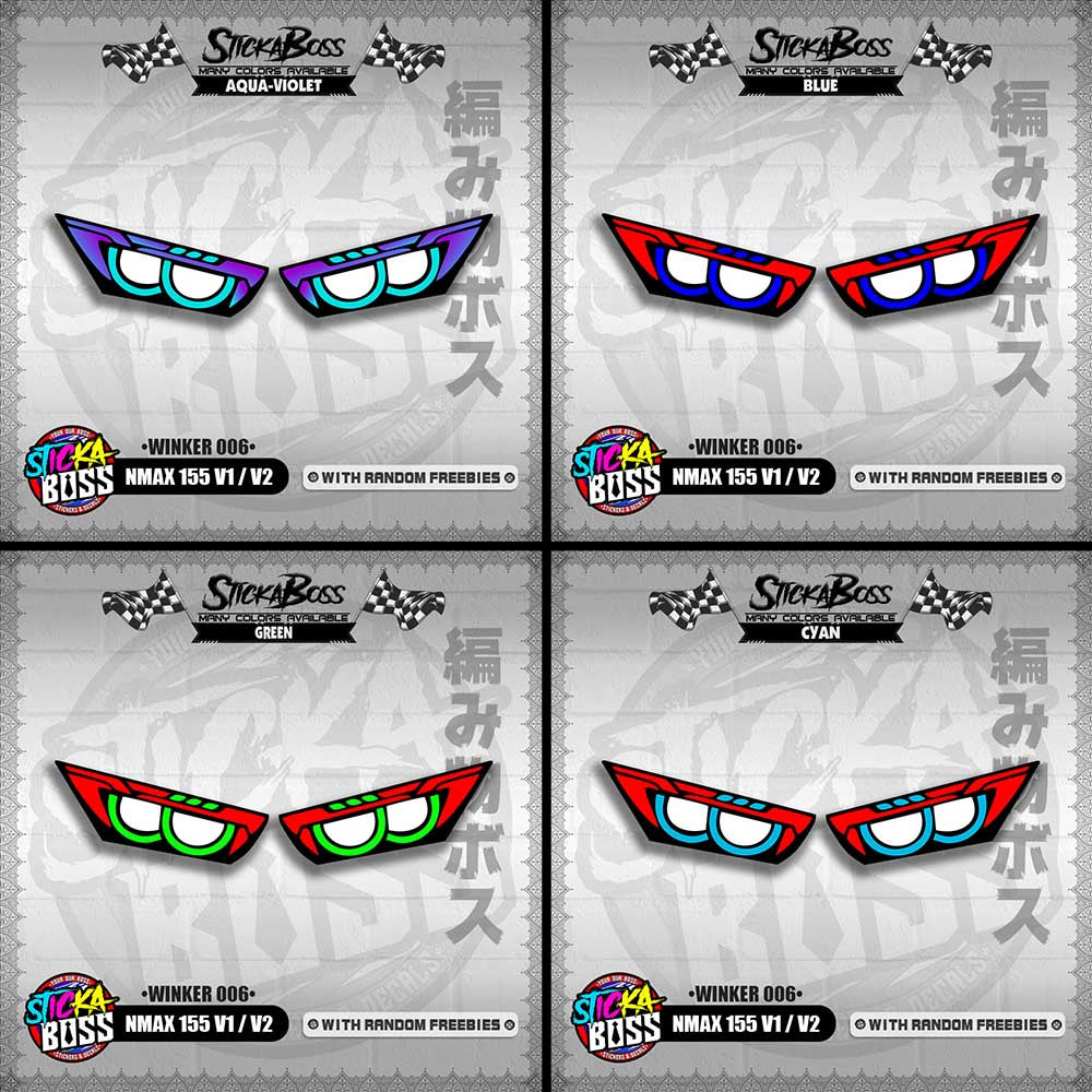 NMAX 155 V1 / V2 (WINKER 006) TRANSPARENT【WITH FREEBIES】