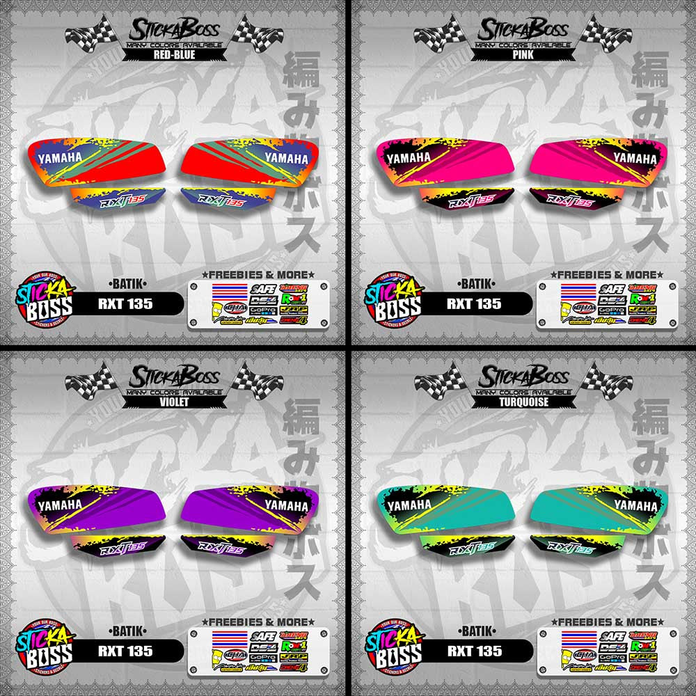 RXT 135 DECALS ( BATIK )【WITH FREEBIES】