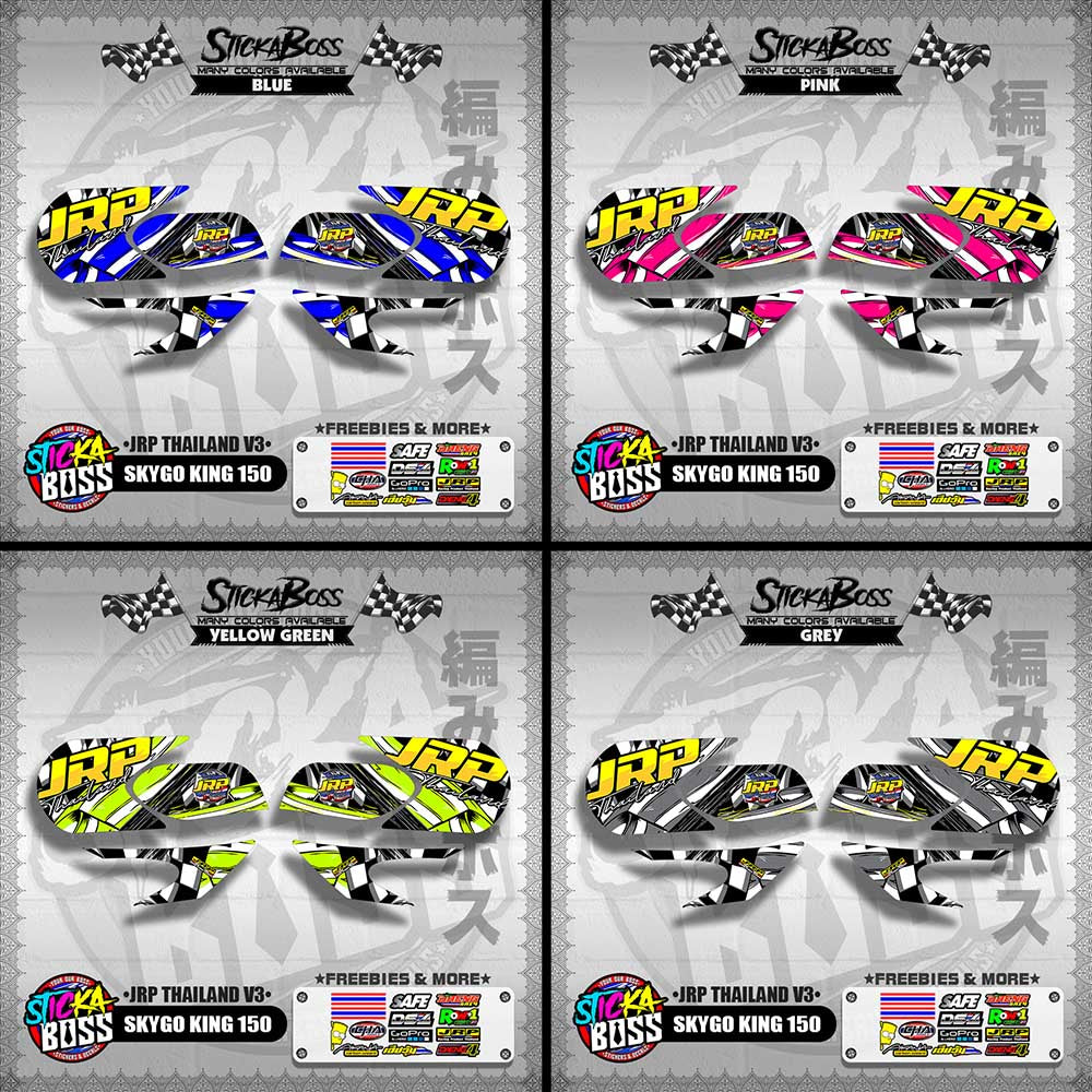 SKYGO KING 150 DECALS ( JRP THAILAND V3 )【WITH FREEBIES】