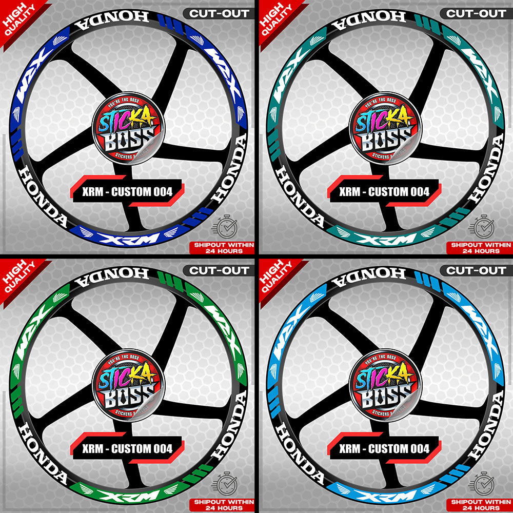 XRM MAG STICKER SET ( 2 MAGS ) - CUSTOM 004 | VINYL WATERPROOF CUT-OUT DECALS