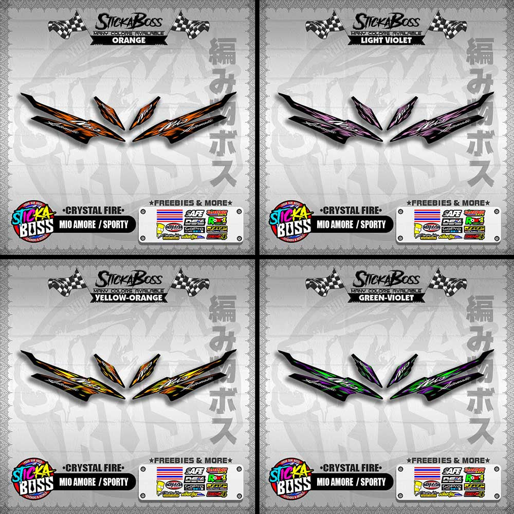 MIO AMORE / SPORTY DECALS ( CRYSTAL FIRE )【WITH FREEBIES】