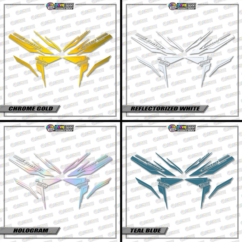 CLICK V3 CUT-OUT DECALS ( 001 MINIMALIST SHARP )【Stickaboss】