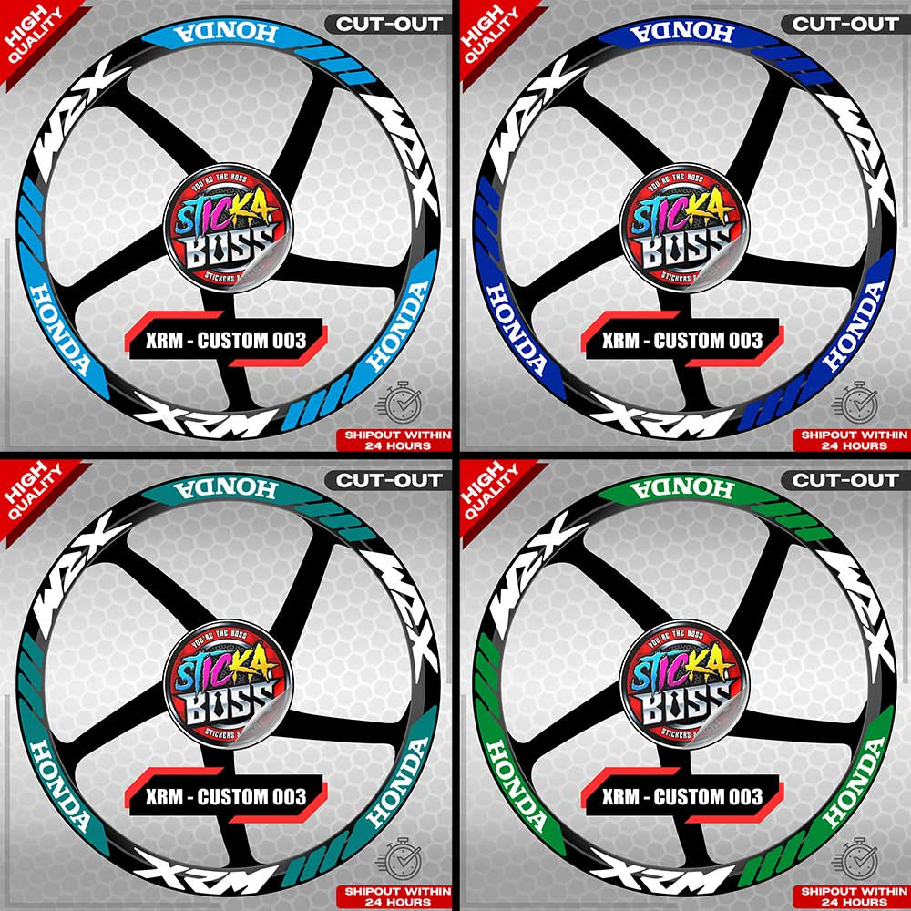 XRM MAG STICKER SET ( 2 MAGS ) - CUSTOM 003 | VINYL WATERPROOF CUT-OUT DECALS