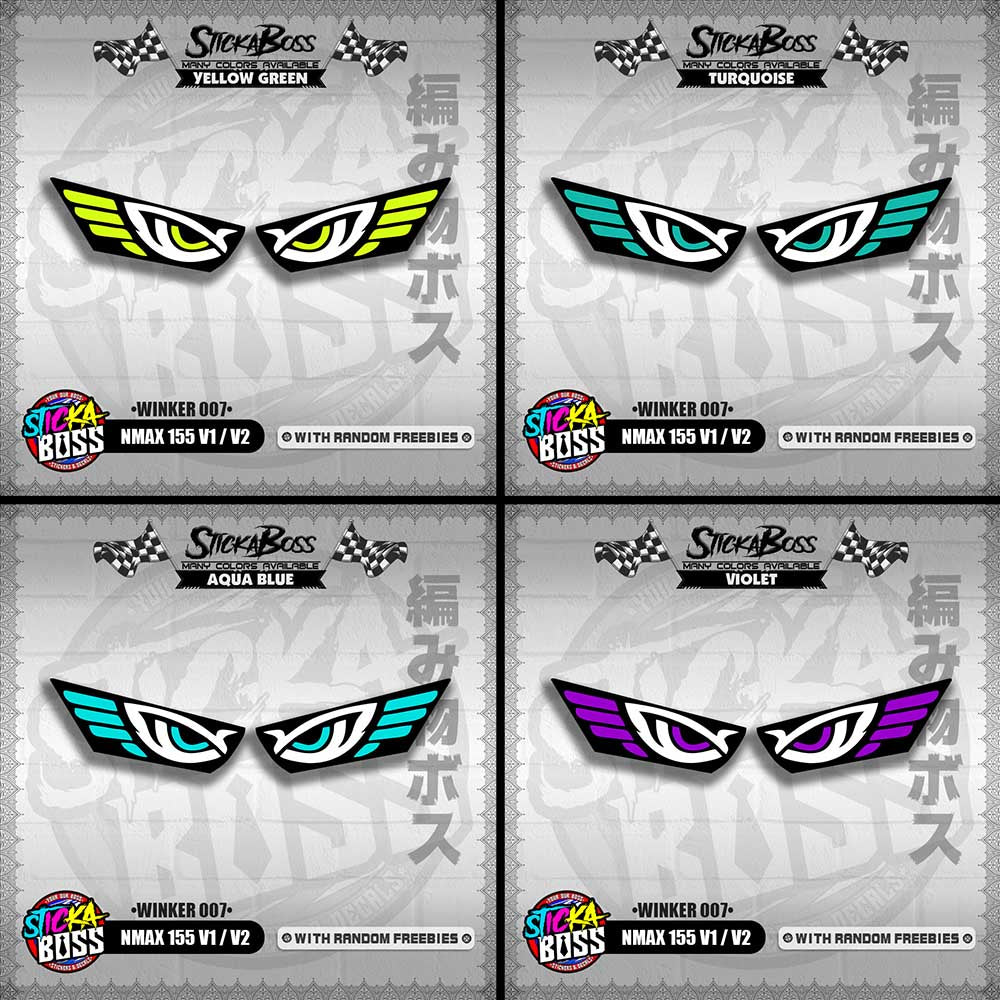 NMAX 155 V1 / V2 (WINKER 007) TRANSPARENT【WITH FREEBIES】