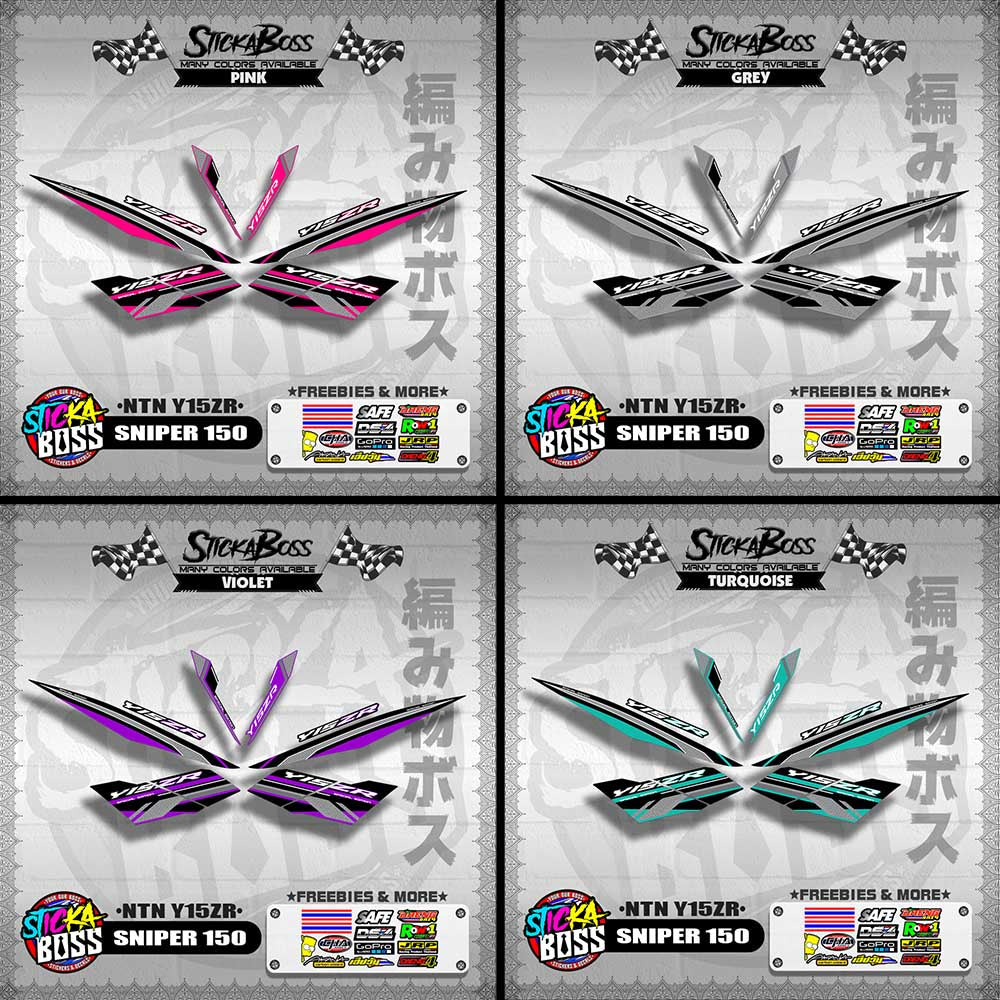 SNIPER 150 DECALS ( NTN Y15ZR )【WITH FREEBIES】
