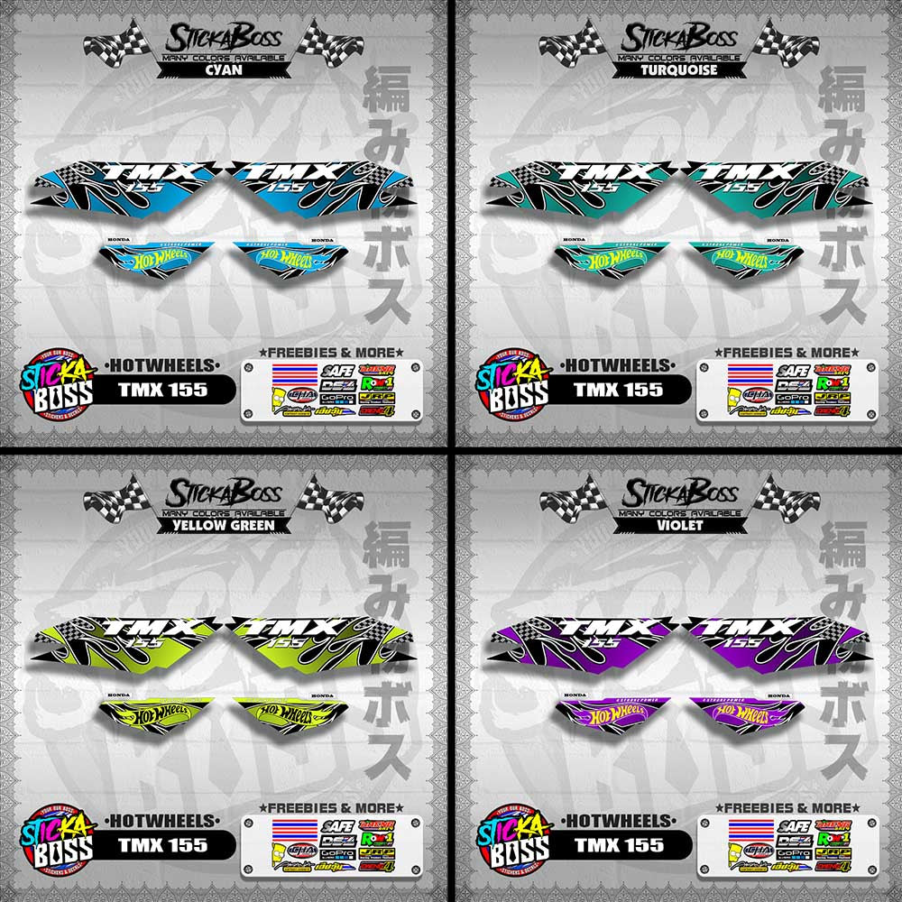 TMX 155 DECALS ( HOTWHEELS )【WITH FREEBIES】