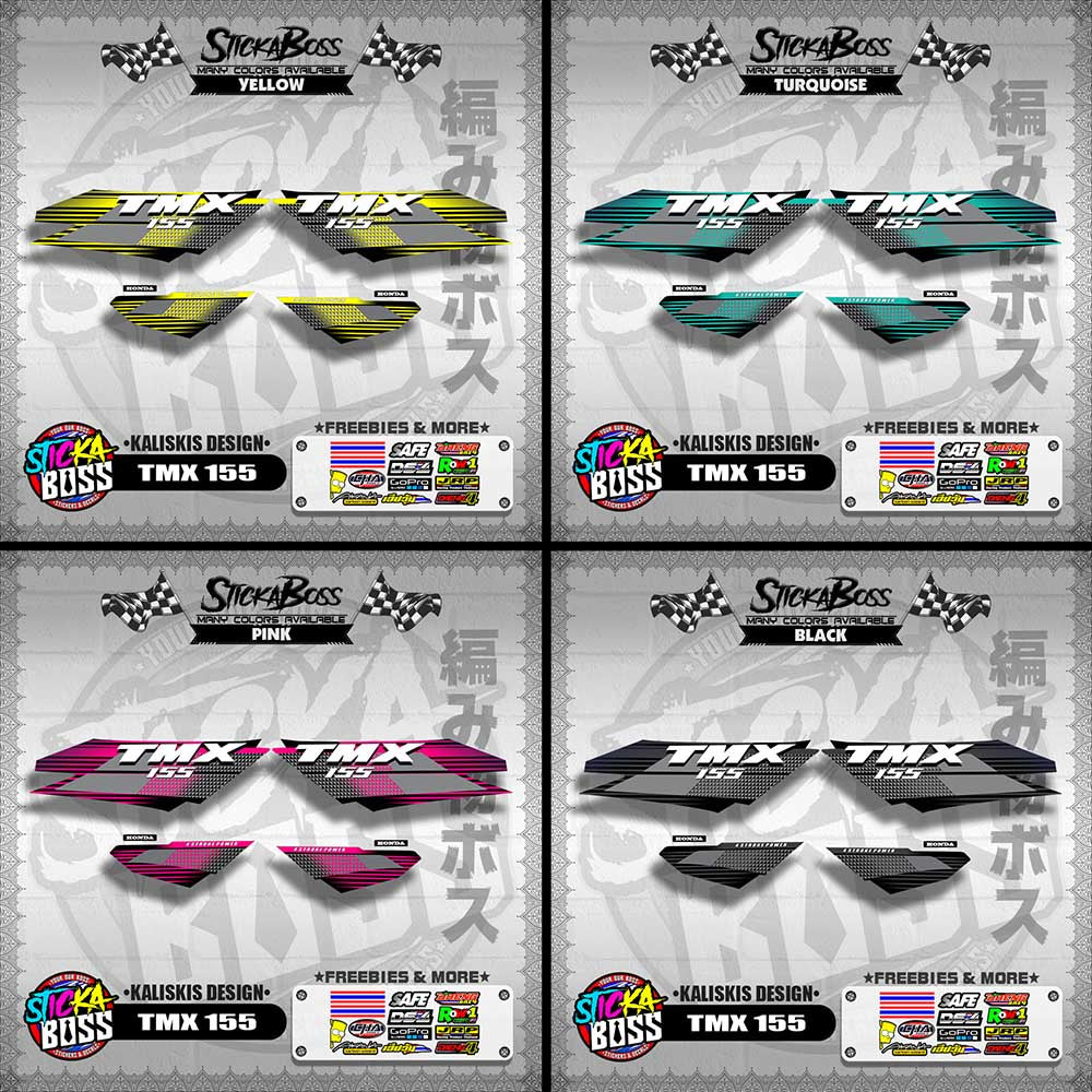 TMX 155 DECALS ( KALISKIS DESIGN )【WITH FREEBIES】