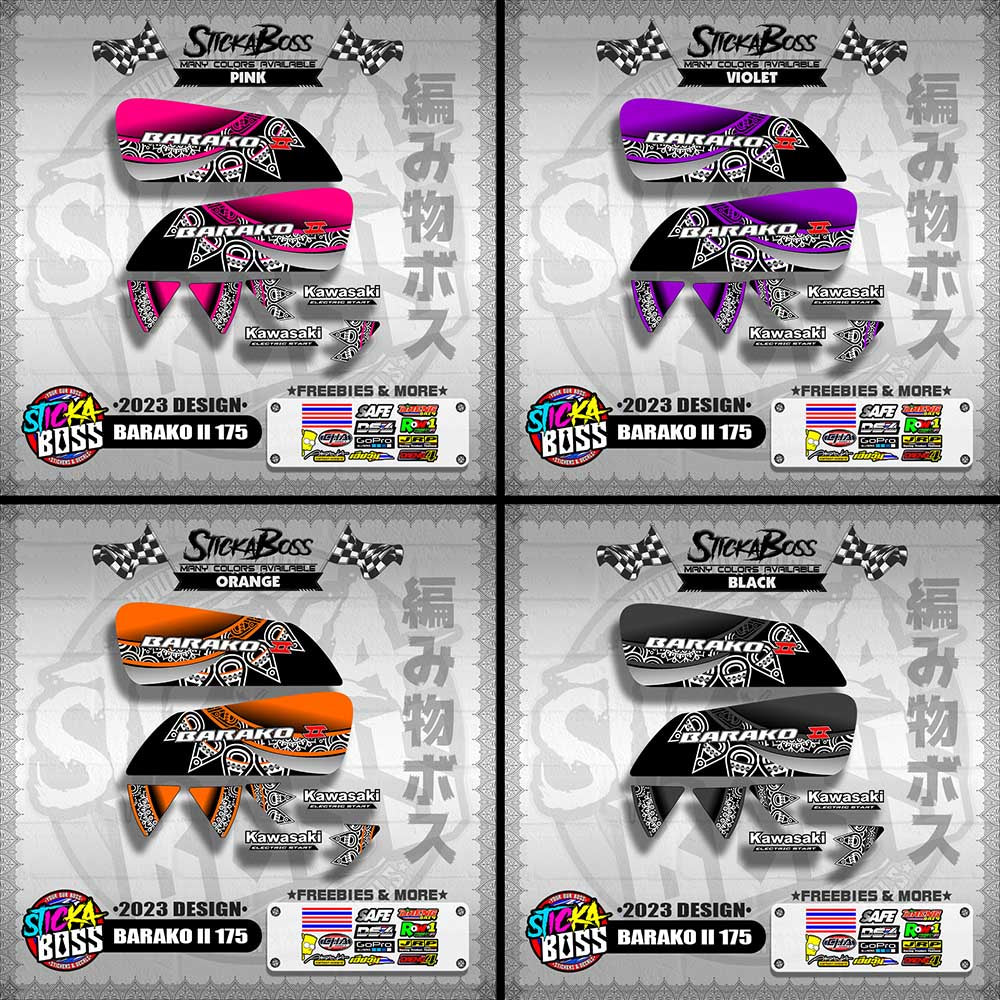 BARAKO ll 175 DECALS ( 2023 DESIGN )【WITH FREEBIES】