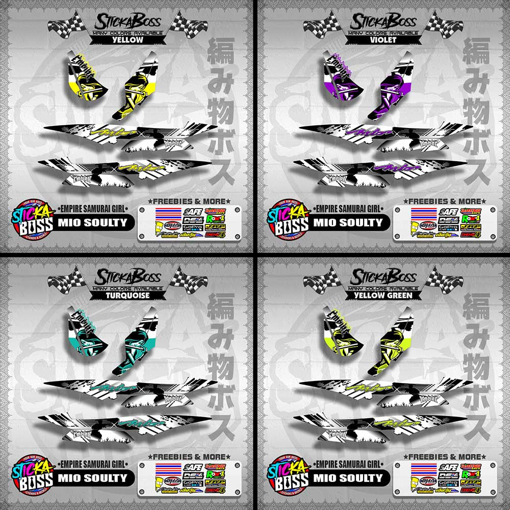 MIO SOULTY DECALS ( EMPIRE SAMURAI GIRL )【WITH FREEBIES】
