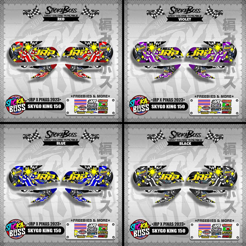 SKYGO KING 150 DECALS ( JRP X PINAS 2023 )【WITH FREEBIES】