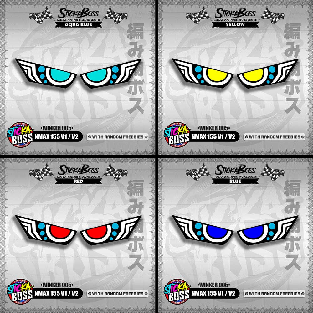 NMAX 155 V1 / V2 (WINKER 005) TRANSPARENT【WITH FREEBIES】