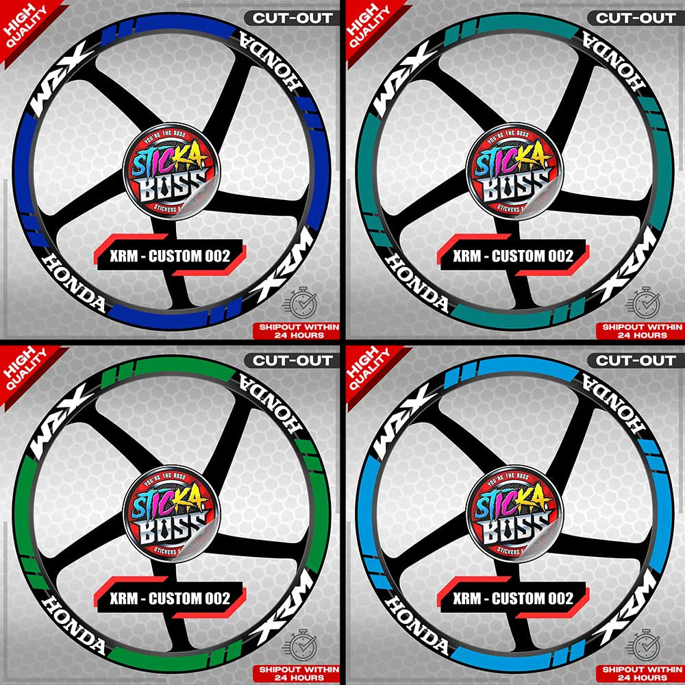 XRM MAG STICKER SET ( 2 MAGS ) - CUSTOM 002 | VINYL WATERPROOF CUT-OUT DECALS