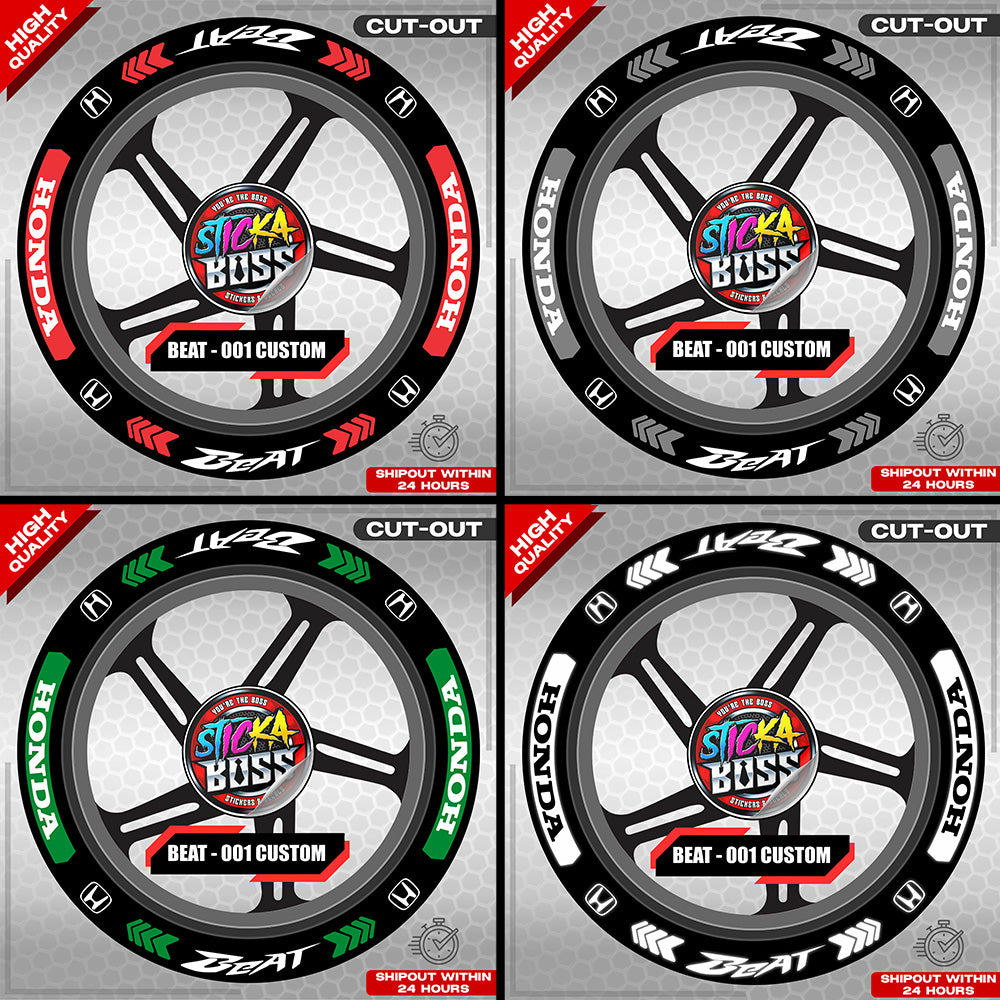 BEAT MAG STICKER SET ( 2 MAGS ) - 001 CUSTOM | VINYL WATERPROOF CUT-OUT DECALS