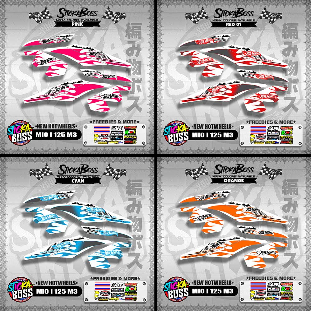 MIO I 125 M3 DECALS ( NEW HOTWHEELS )【WITH FREEBIES】
