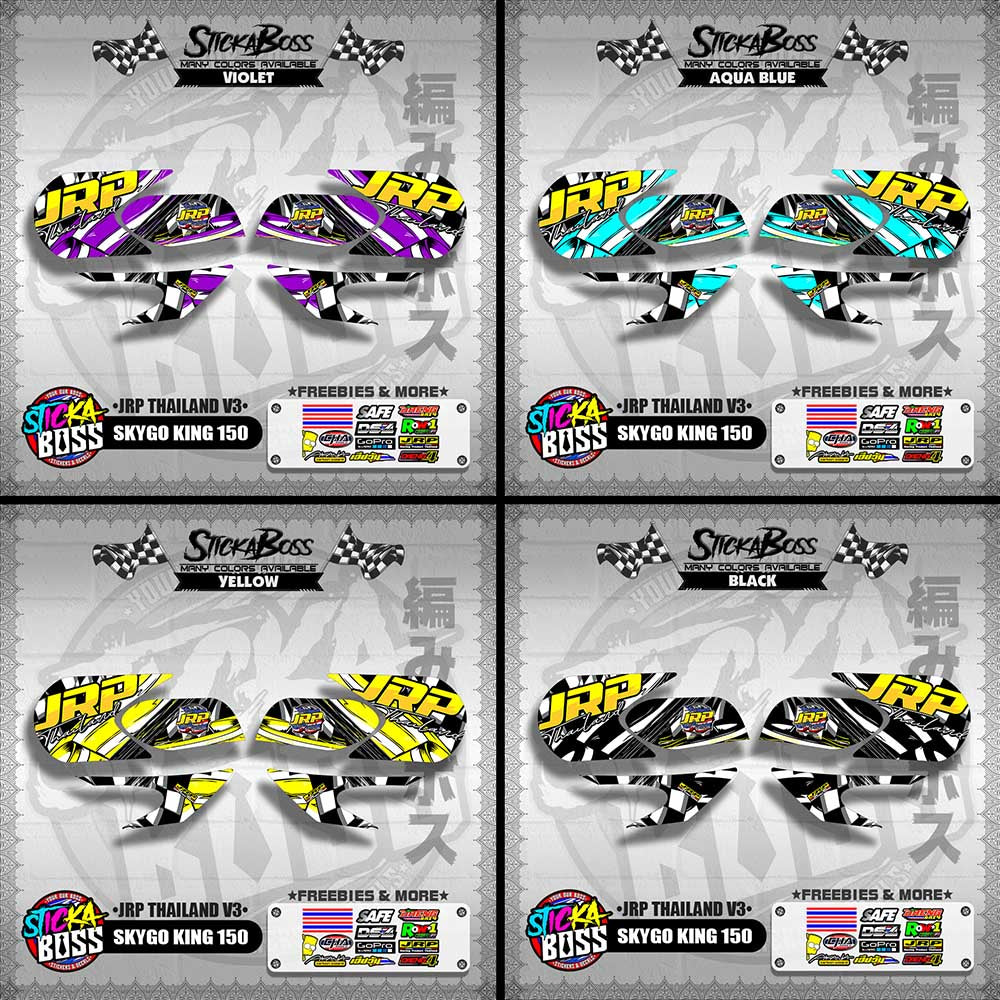 SKYGO KING 150 DECALS ( JRP THAILAND V3 )【WITH FREEBIES】