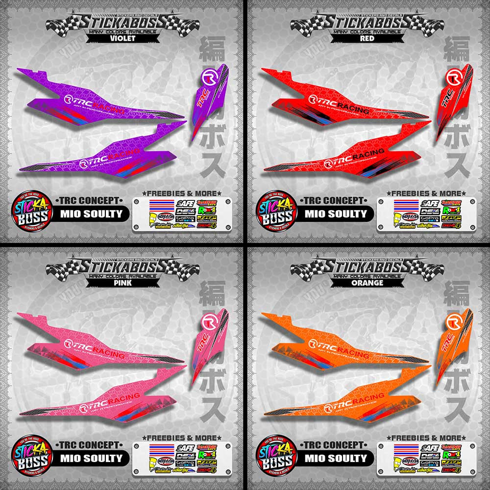 MIO SOULTY STICKER DECALS ( TRC CONCEPT ) 【WITH FREEBIES】