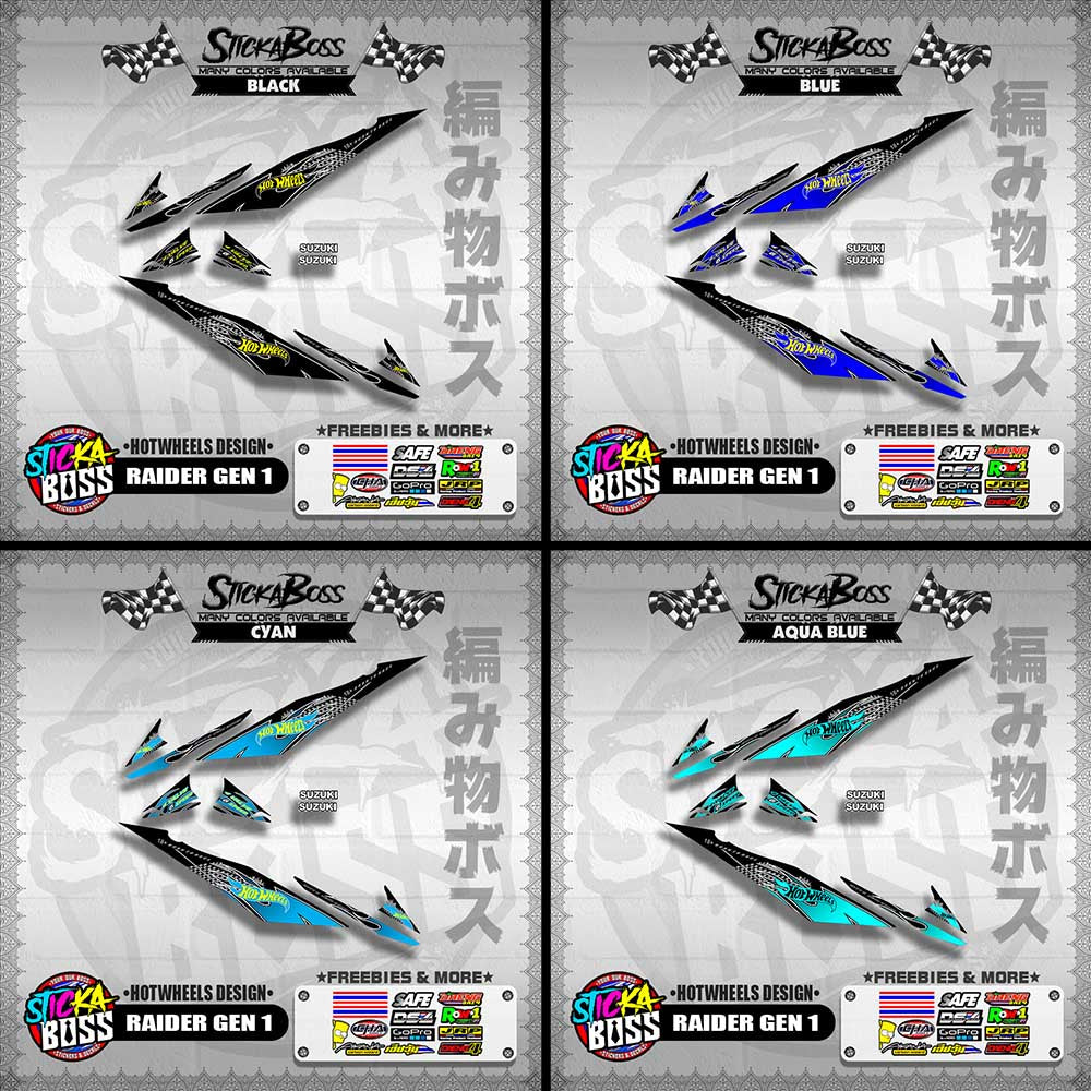 RAIDER GEN 1 DECALS ( HOTWHEELS DESIGN )【WITH FREEBIES】