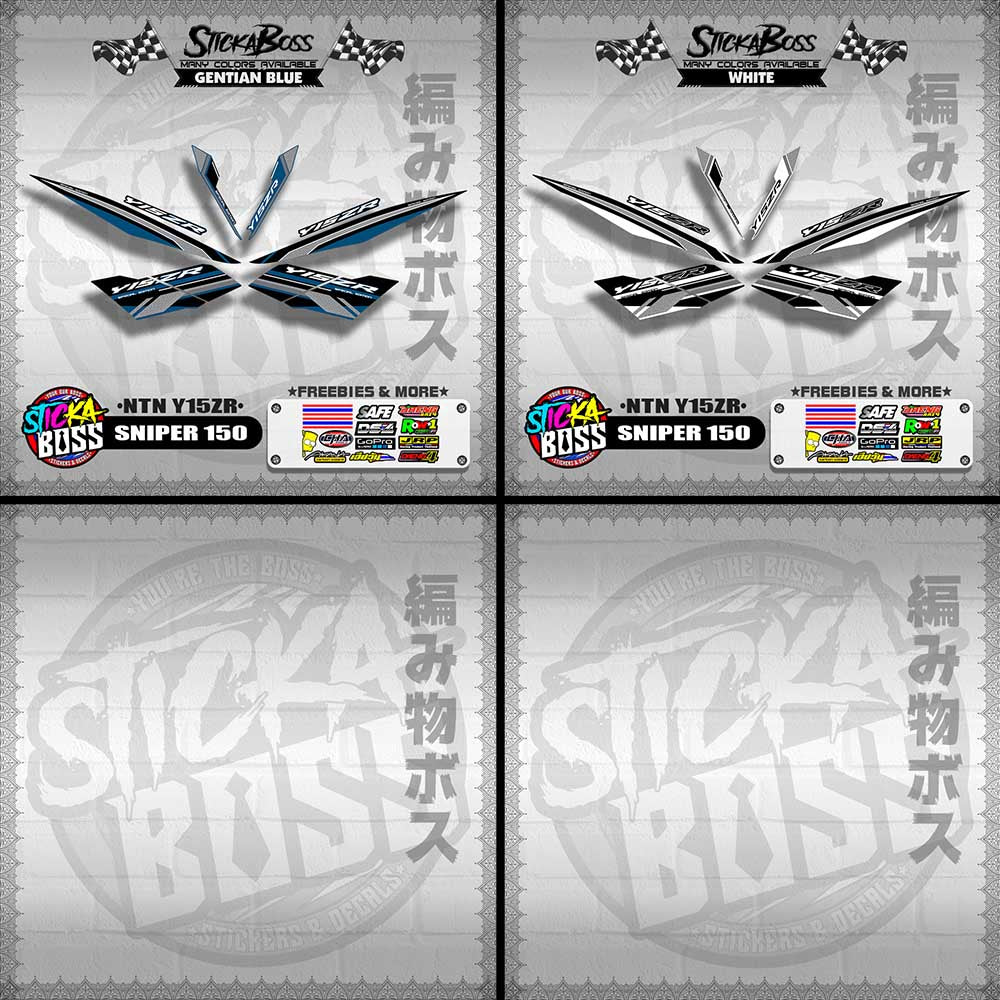 SNIPER 150 DECALS ( NTN Y15ZR )【WITH FREEBIES】