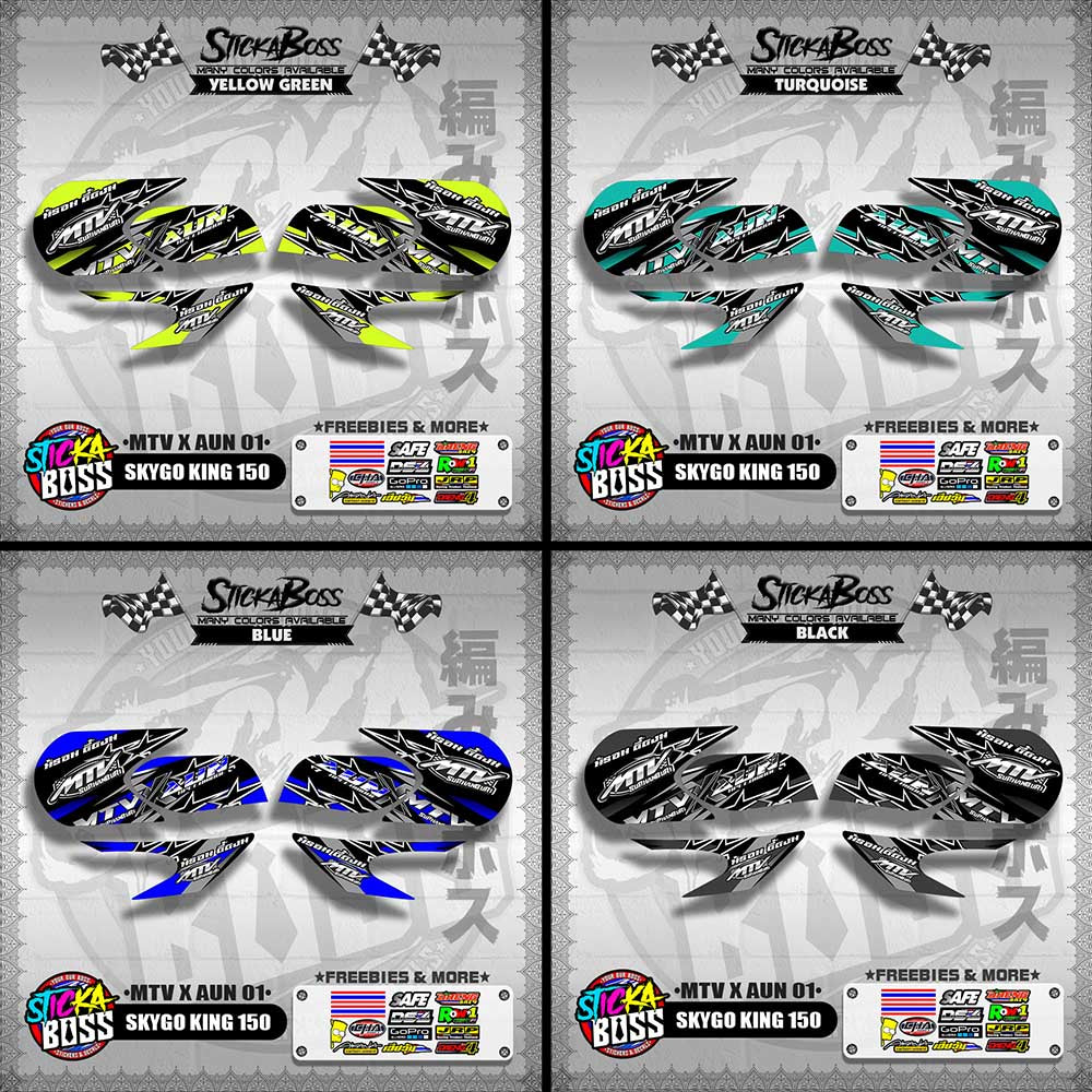 SKYGO KING 150 DECALS ( MTV X AUN 01 )【WITH FREEBIES】