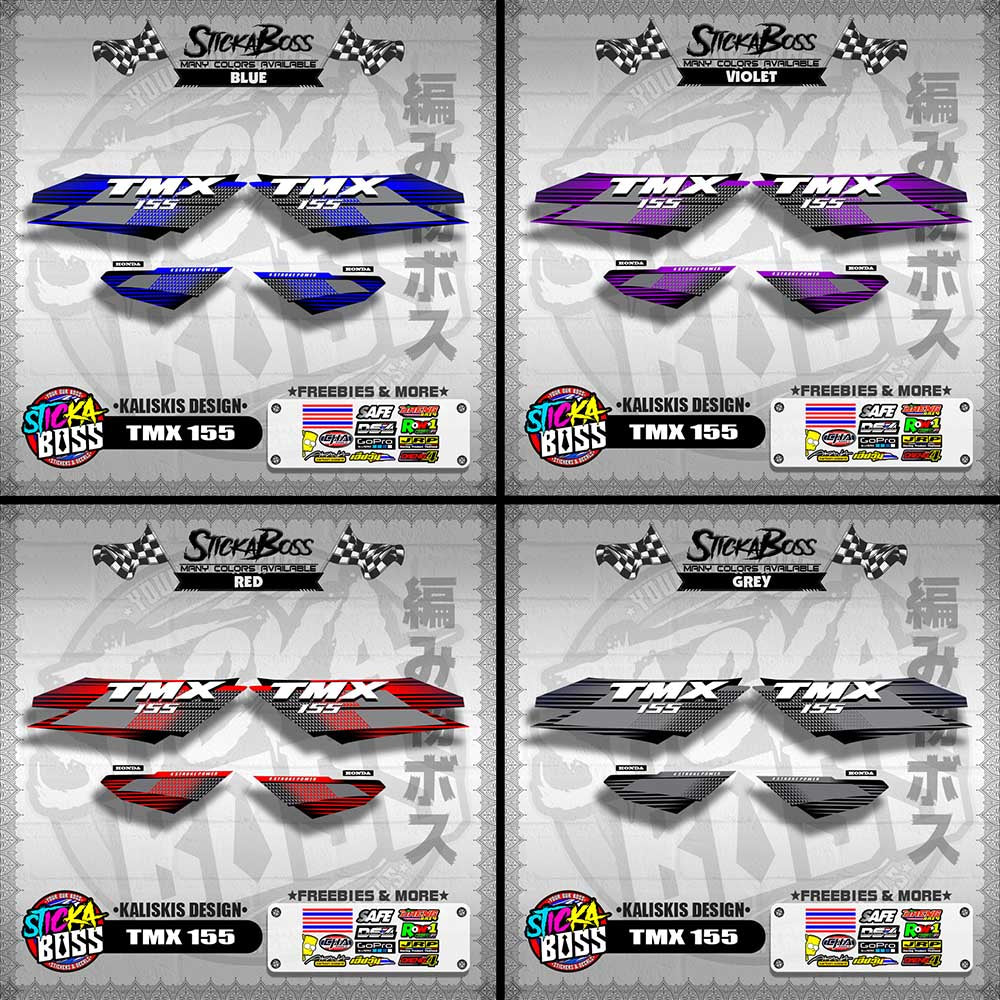 TMX 155 DECALS ( KALISKIS DESIGN )【WITH FREEBIES】