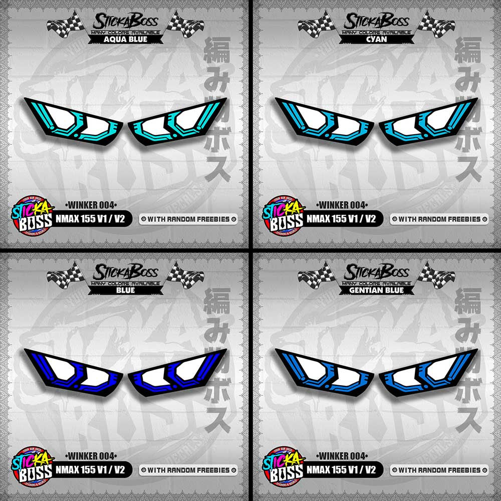 NMAX 155 V1 / V2 (WINKER 004) TRANSPARENT【WITH FREEBIES】