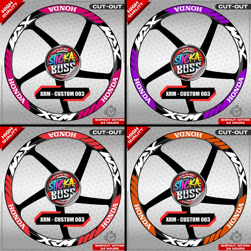 XRM MAG STICKER SET ( 2 MAGS ) - CUSTOM 003 | VINYL WATERPROOF CUT-OUT DECALS